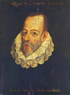 Cervantes par Juan de Jáuregui via Wikimedia Commons