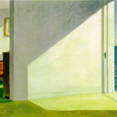 D'après Sea Room d'Edward Hopper via wikimedia commons