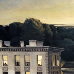 A partir de "House of dusk" d'Edward Hopper via Wikimedia Commons