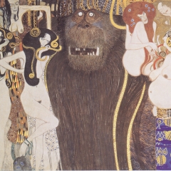 Die feindlichen Gewalten par Gustav Klimt via Wkimedia Commonswc