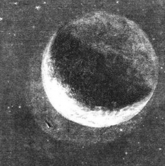 La lune à partir d'une illustration de E. Bayard via Wikimedia Commons