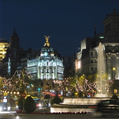Illuminations de Nöel à Madrid par beamillion via Flickr