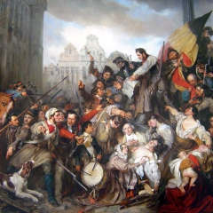 La révolution belge pour l'Indépendance en 1830 par Wappiers via Wikimedia Commons