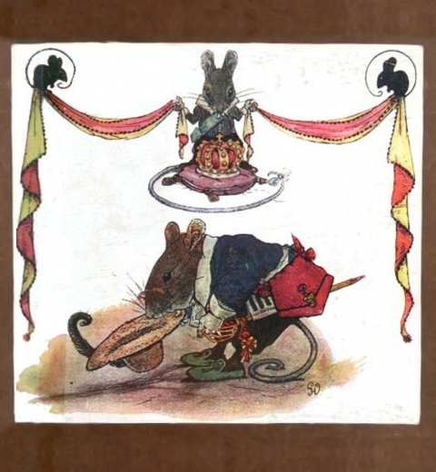 Illustration de couverture de la Petite Souris Pérez d'après George Howard Vyse