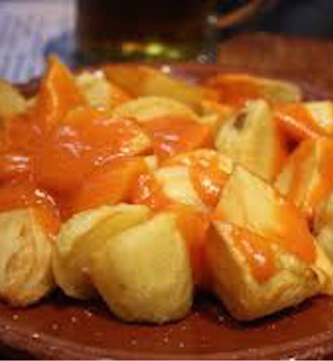 Patatas bravas par Tamorlan via Wikimedias Commons