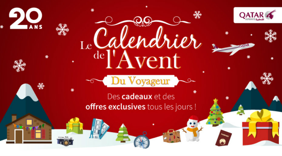 Calendrier Avent GO Voyages 2017